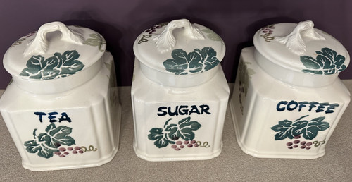 Royal winton tea coffee sugar - royal,