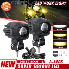 Pair 120W Motorcycle Headlight