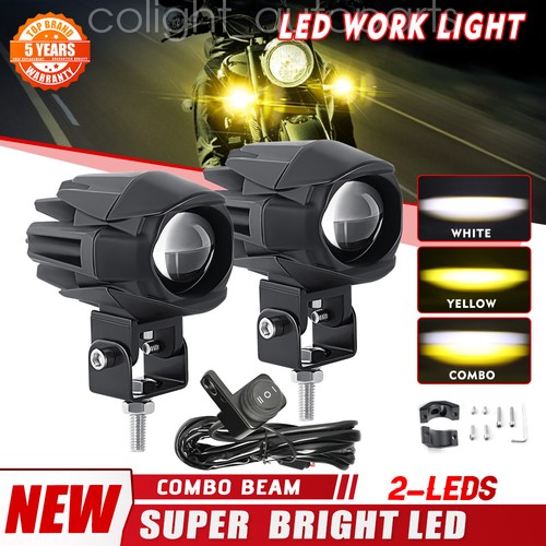 Pair 120w motorcycle headlight - 120w,