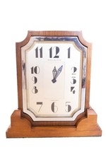 Art Deco Walnut & Chrome