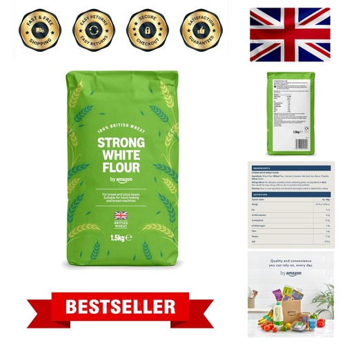 Strong white flour 5kg - strong, 1.5kg