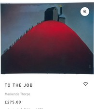 LIMITED EDITION SIGNED PRINT "To The Job" By Mackenzie Thorpe No 501/850