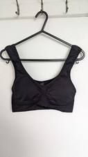Black Rouched Sports Bra