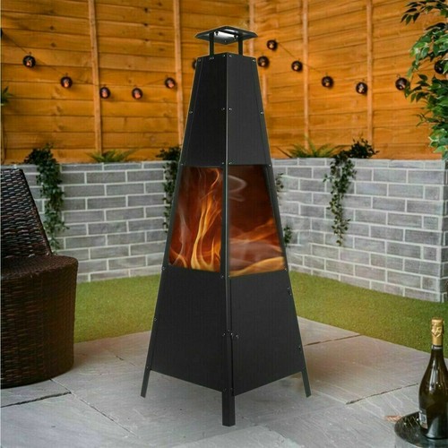 Patio heater chiminea - heater, garden