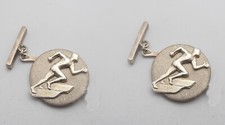 Runner: 925 Silver Cufflinks -