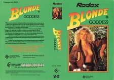 BLONDE GODDESS (1) / AUSTRALIAN VIDEO SLEEVE/ RODOX VIDEO LABEL