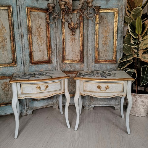 Beautiful pair bedside - ,