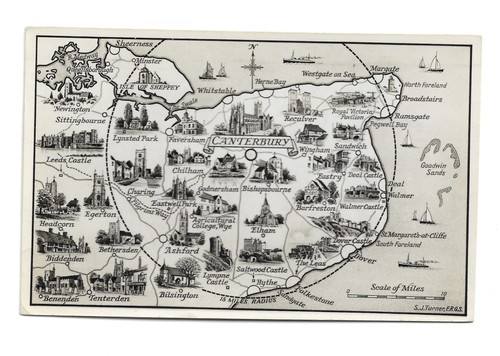 Kent map vintage - , 1962