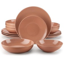 vancasso 16-Piece Terra-cotta