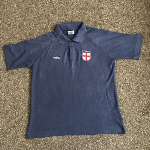 Vintage y2k umbro england navy - y2k,