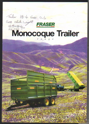 Fraser monocoque farm - farm, trailer