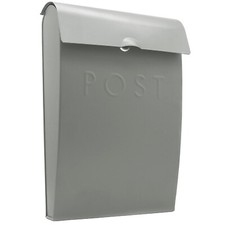 Wall Mounted Post Box in Grey