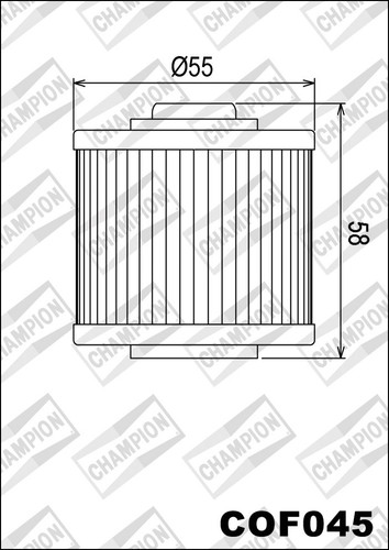 Cof045 oil filter champion - cof045,