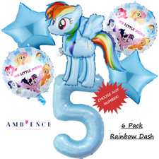 My Little Pony Balloons Birthday Party Rainbow Dash Pinkie Pie Rarity Children