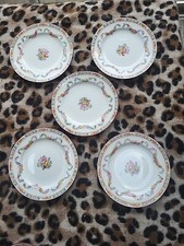 Minton Rose 5 Salad plates x 8