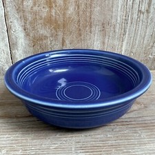 Blue Vintage Homer Laughlin China Co Fiesta Ware USA  Cereal Bowl