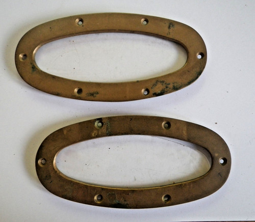 Two marine oval portholes - marine,
