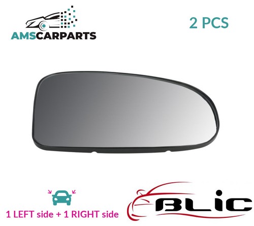 Rear view mirror glass - rear, pair