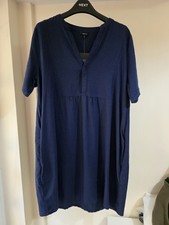 Next Women's Navy Blue Linen