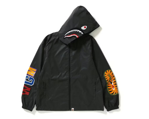 Bape reflector shark hoodie - bape,
