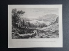 Antique 1833 print - Derwent &