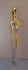 Fire Coal Tongs Fire Irons Fireplace Antique Accessories 964D (FREE UK POSTAGE)