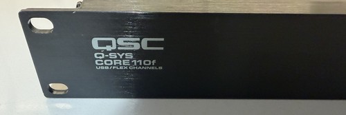 Qsc sys core - q-sys, dsp