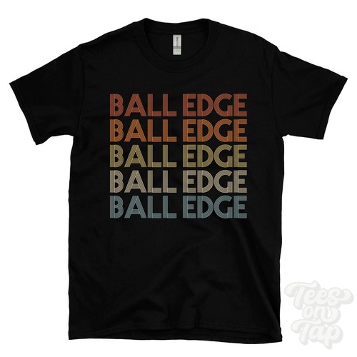 Ball edge repeated retro style - retro,