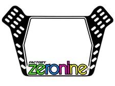 Zeronine Bmx Number Plate Old