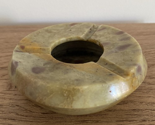 Onyx ashtray natural banded - onyx,