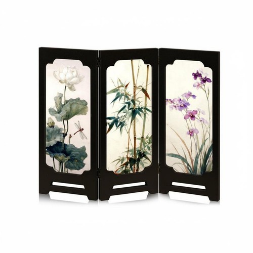 Acrylic folding screen chinese - acrylic,