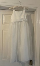 Girls Bridesmaid Dress and Matching Cardigan Debenhams Age 9 Flower Girl