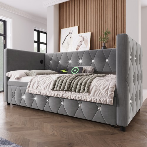Daybed velvet sofabed - daybed,