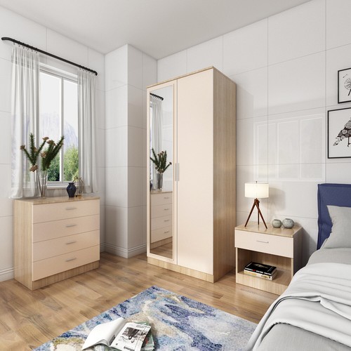 Oak cream pieces bedroom - 3,