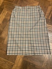 Daks Skirt Stretch House Check