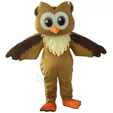 Professional Brown Owl Mascot