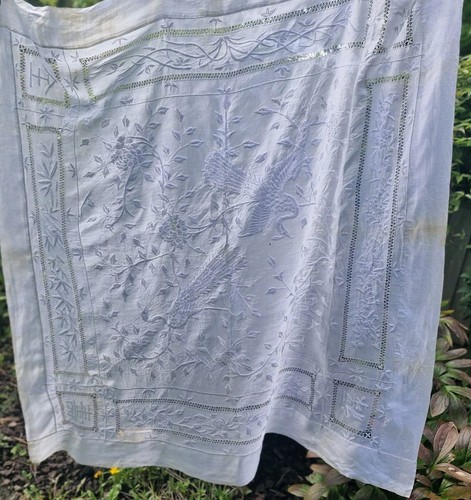 Antique tablecloth chinese - tablecloth,