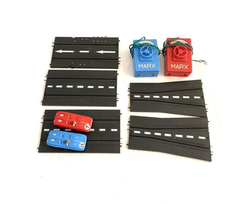 Vintage marx slot car - vintage, blue