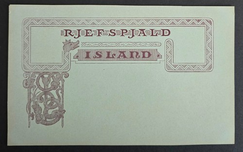 Iceland scarce postal - scarce,