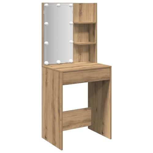 Dressing table with led - table, light