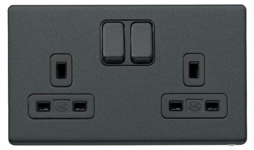Electric socket gang - electric, 2