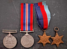 Four World War Two Medals in