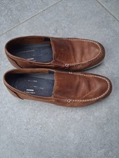 Rockport Mens Brown Leather Loafers UK SIZE 9