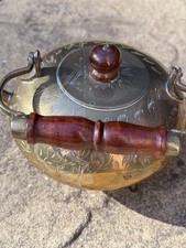 Vintage Metal Hot Water brass