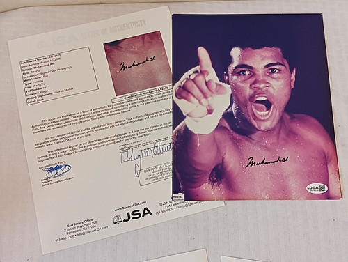 Muhammad ali autographed - ali,