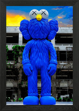 Kaws Figure Graffiti Art
