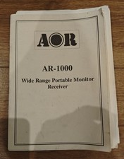 AOR AR-1000 Receiver User