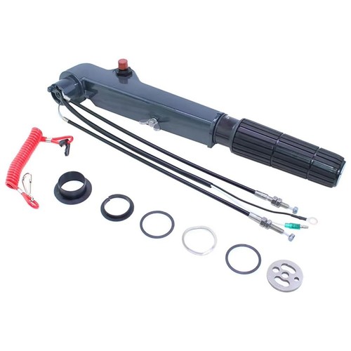 Outboard motor boat steering - boat,