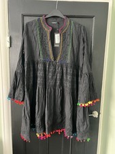 Ladies Black Smock Dress Size