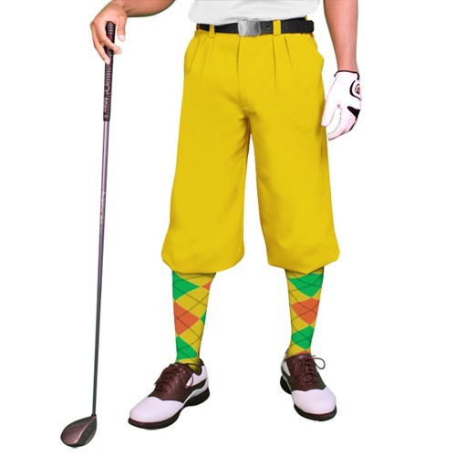 Golf knickers yellow - golf,